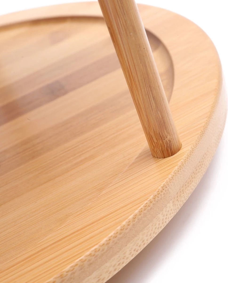 Merkloos Decopatent® Kruidenrek / Fruitschaal Bamboe - Rond - Kruiden Carrousel - Draaibaar - Staand Bamboe Specerijenrek Draaiplateau - Fruitrek 5 Merkloos Decopatent® Kruidenrek / Fruitschaal Bamboe - Rond - Kruiden Carrousel - Draaibaar - Staand Bamboe Specerijenrek Draaiplateau - Fruitrek - Afbeelding 3