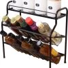 Zindoo Kruidenrek Zwart 3-laags Staand - Specerijen Rek - Kruiden Rek - Duurzaam RVS - Anti Slip Onderzijde - Specerijenstandaard – Keukenorganizer - Spice Rack - Kitchen Rack - Spice Organizer Keukenaccessoire - ZIN-SR05 -Schoonmaakmiddelen 974x1200 4
