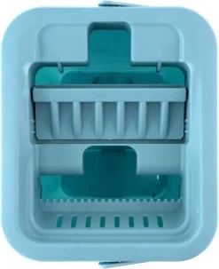 Alpina Platte Mop Met Emmer - Incl. 2 Microvezeldoeken - Voor Harde Vloeren - 360° Draaibaar -Schoonmaakmiddelen 977x1200