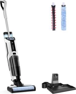 Aigostar 3 In 1 Vloerreiniger - Stofzuiger En Dweilen In 1 - Steelstofzuiger Met Dweilfunctie - Dweilapparaat Draadloos - Whale 33ZDR -Schoonmaakmiddelen 979x1200