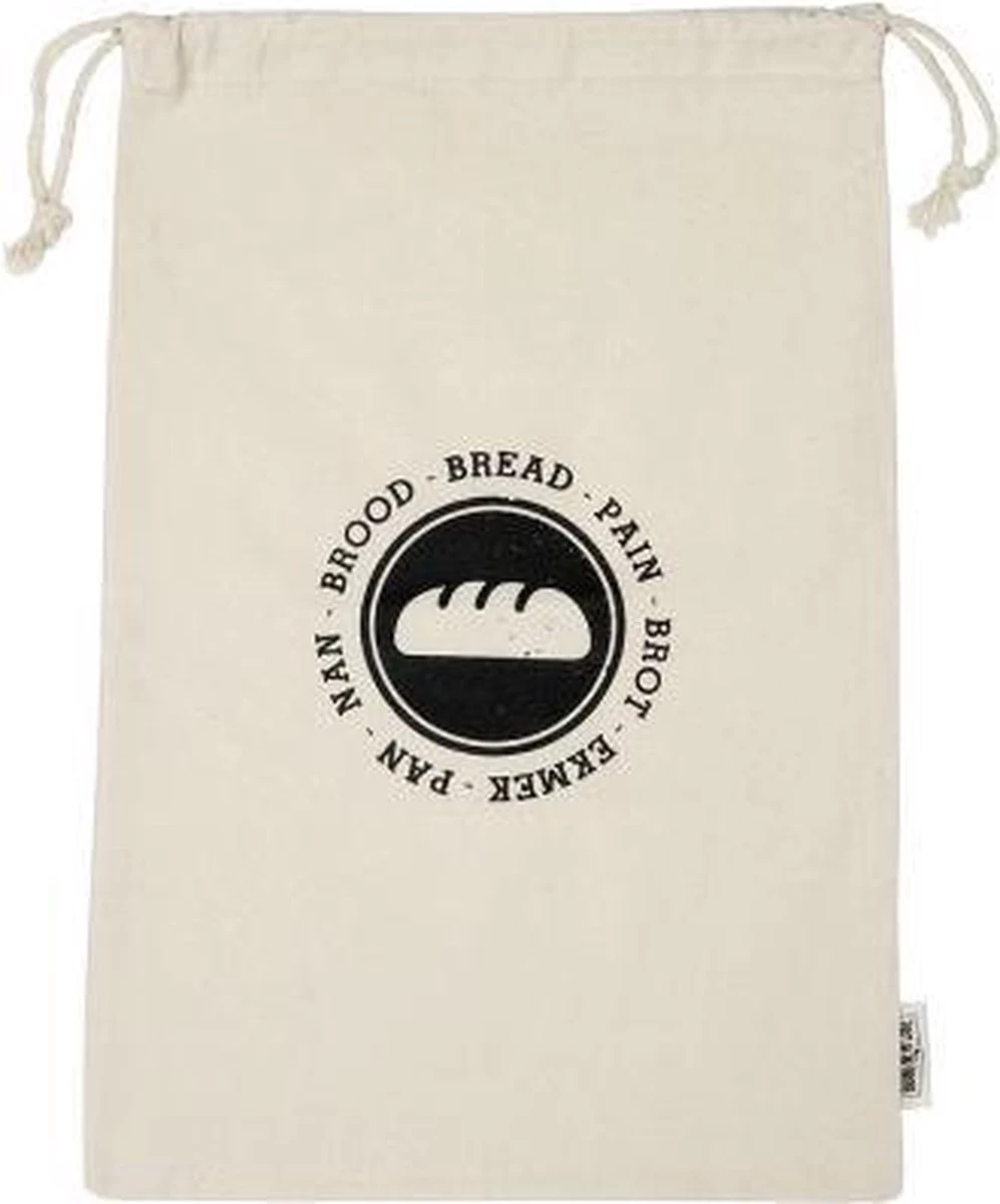 BrandNewCake Broodzak Katoen 47x31cm (heel Brood) - Herbruikbare Broodzak - Broodzak Voor Thuisbakkers - Zero Waste - Duurzaam 5 BrandNewCake Broodzak Katoen 47x31cm (heel Brood) - Herbruikbare Broodzak - Broodzak Voor Thuisbakkers - Zero Waste - Duurzaam - Afbeelding 3