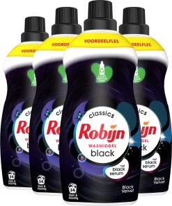 4x Robijn Klein & Krachtig Wasmiddel Black Velvet 1,19 Liter -Schoonmaakmiddelen 999x1200 2